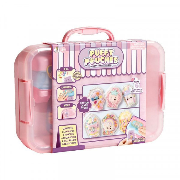 Puffy Pouches Pufi charm design szett vattacukor