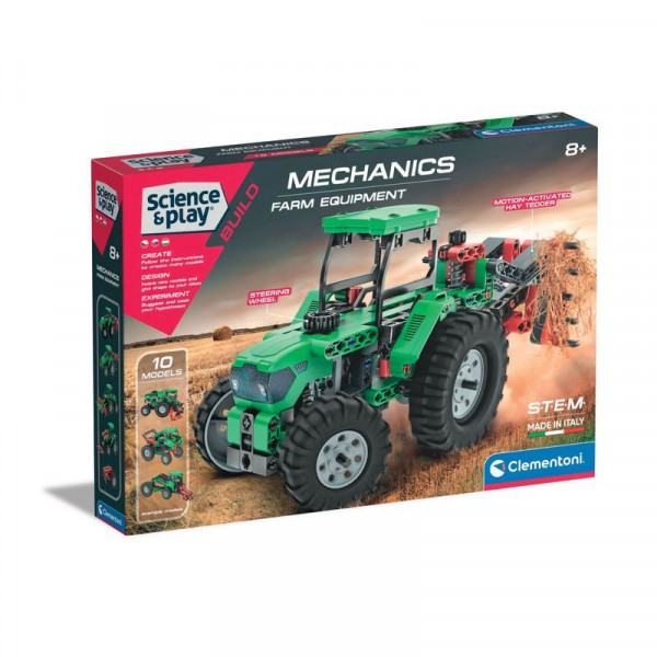 Clementoni Mechanics építőjáték Traktor
