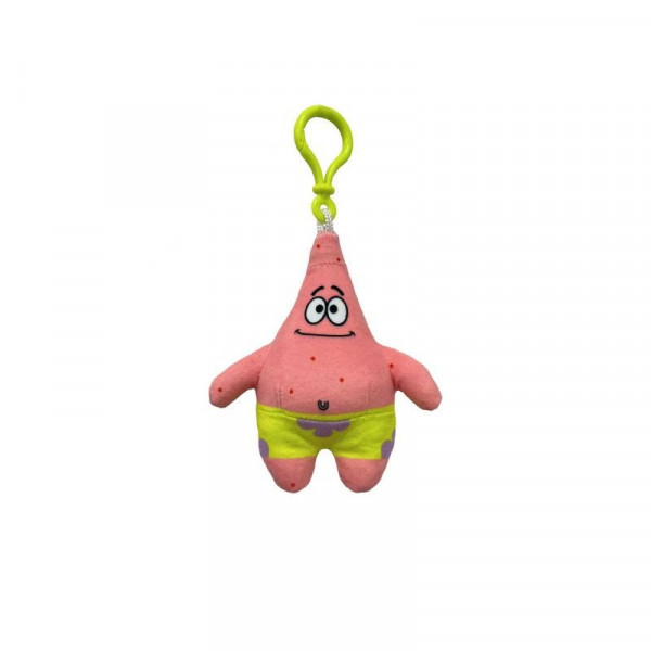 Spongyabob plüss táskaklipp 13cm-es, Patrick