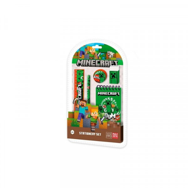 Írószer Készlet, 5 Db-Os - Minecraft