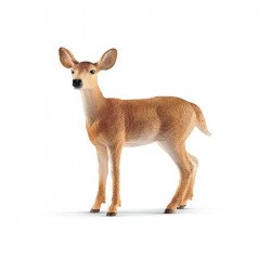 Schleich fehérfarkú szarvastehén Állatfigura, állatszett Schleich