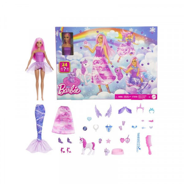 Barbie Dreamtopia adventi naptár