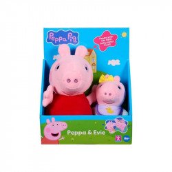 Peppa Malac: Peppa és babamalac plüssfigura szett Funkciós plüss Nincs