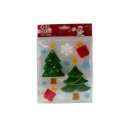 Karácsonyi Gel Deco matrica 15x15, többféle