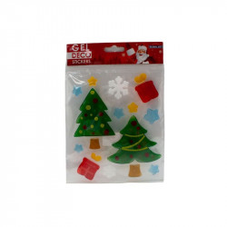 Karácsonyi Gel Deco matrica 15x15, többféle