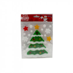 Karácsonyi Gel Deco matrica 15x15, többféle Matrica Nincs