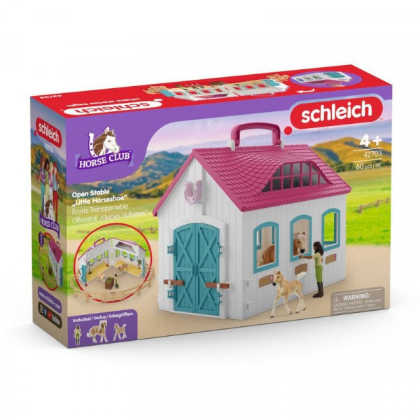 Schleich Horse Club Nyitott Istálló