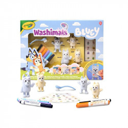 Crayola Washimals matrica kérszlet Bluey Festés, színezés, rajzolás Crayola