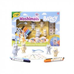 Crayola Washimals matrica kérszlet Bluey Festés, színezés, rajzolás Crayola