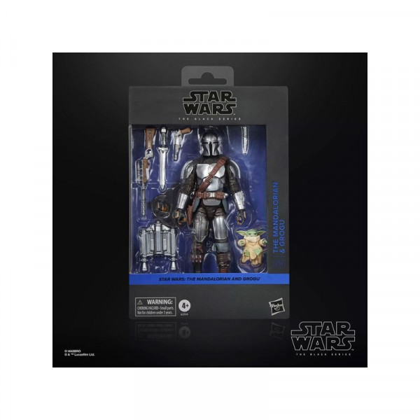 Star Wars Black Series Mandalóri És Grogu Figura