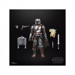 Star Wars Black Series Mandalóri És Grogu Figura