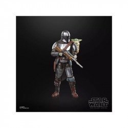 Star Wars Black Series Mandalóri És Grogu Figura Akció figurák Hasbro