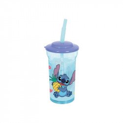 Műanyag fedeles pohár Stitch Ajándék Nincs