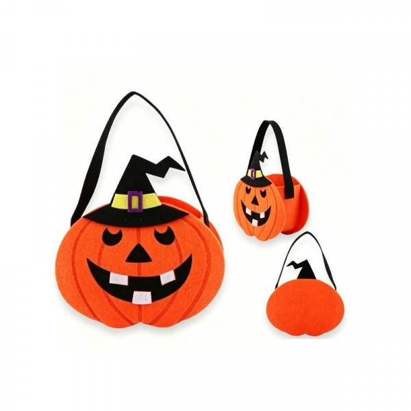 Halloweeni tökfejes táska 20cm
