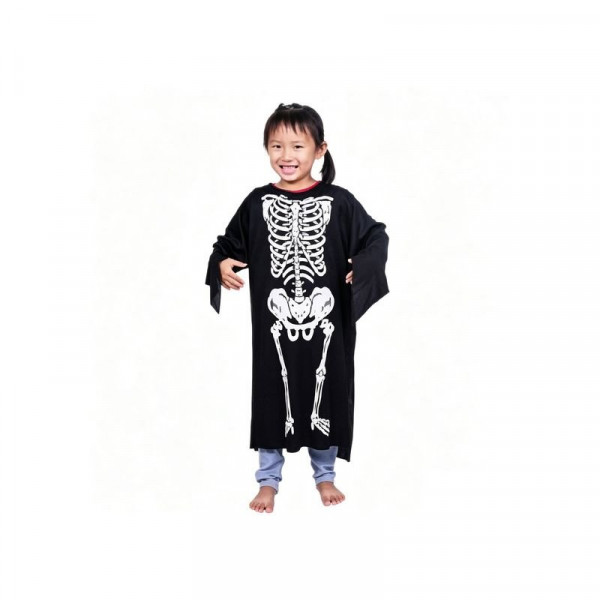 Halloweeni csontvázas gyerekruha 80cm