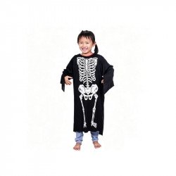 Halloweeni csontvázas gyerekruha 80cm Jelmez Nincs