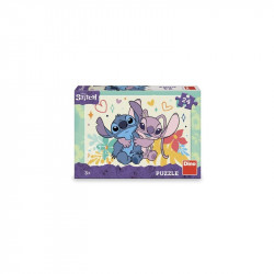 Puzzle 24 db - Stitch és Angel