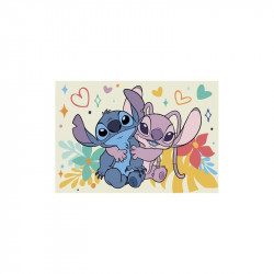 Puzzle 24 db - Stitch és Angel