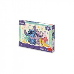 Puzzle 24 db - Stitch és Angel 1-99 darabos puzzle Dino