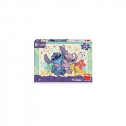 Puzzle 24 db - Stitch és Angel 1-99 darabos puzzle Dino