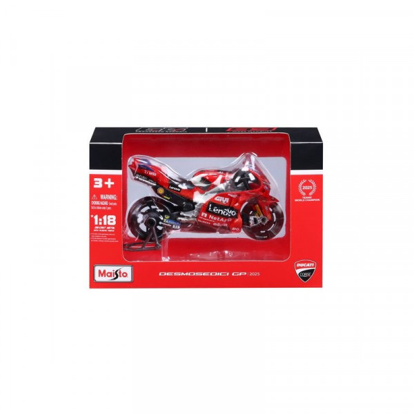 Maisto 1/18 Moto GP - Ducati Lenovo Team 2025