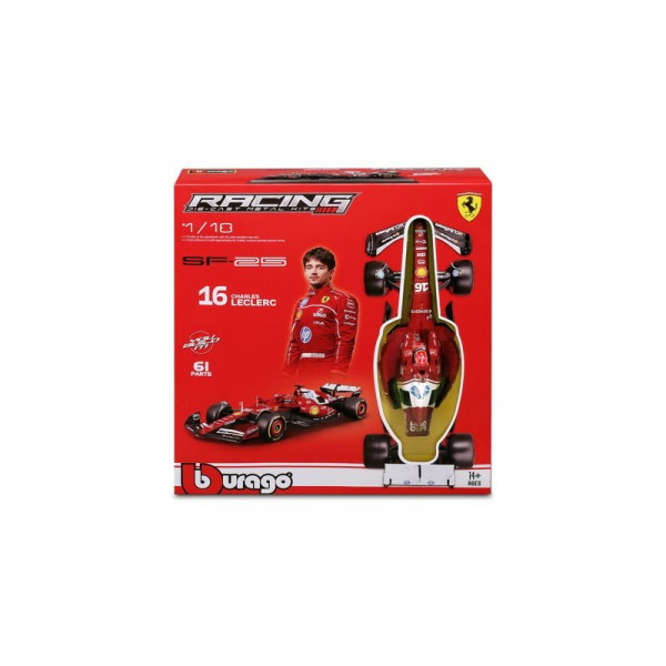 Bburago 1/18 F1 KIT - Ferrari SF-25 /Leclerc sisakkal