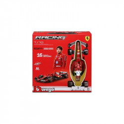 Bburago 1/18 F1 KIT - Ferrari SF-25 /Leclerc sisakkal Autó, jármű Bburago