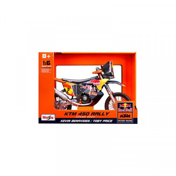 Maisto Motor 1/6 Red Bull KTM 450 Rally Dakar 2024